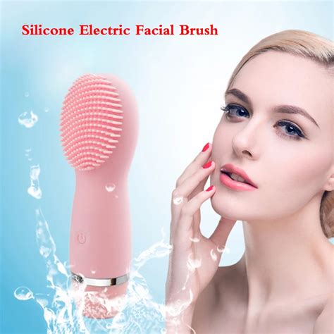 New Mini Silicone Electric Facial Brush Cleaner Face Washing Tool Skin