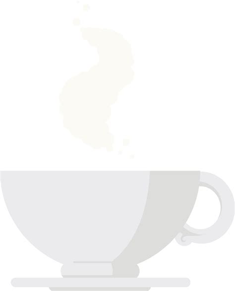 Flat Colour Illustration Of A Hot Cup Of Coffee Vector Art At Vecteezy