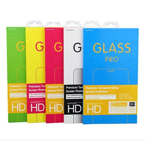 Tempered Glass Screen Protector Packaging Mobile Phone Guard