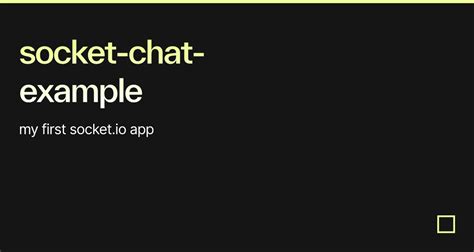 Socket Chat Example Codesandbox