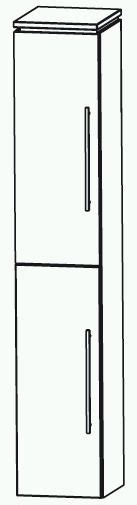 Puris Cool Line Hochschrank 40 cm HNA034A5 Für Ihr Badezimmer Möbel