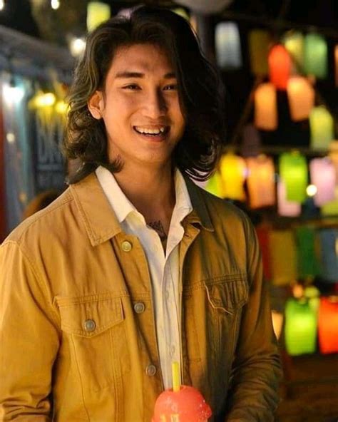 Paing Takhon Handsome Asian Men Long Hair Styles Men Famous Stars