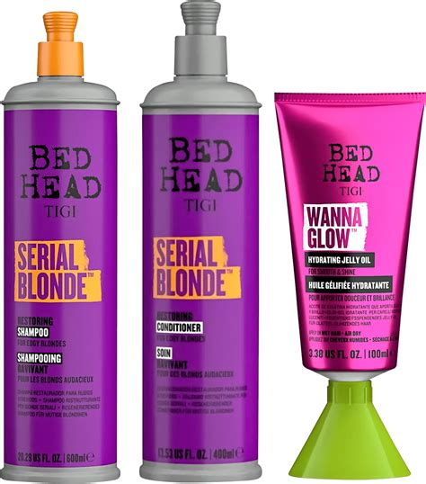 Kit TIGI Bed Head Serial Blonde Wanna Glow 03 Produtos