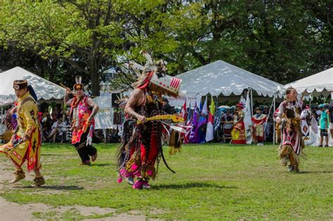 Traditional Pow Wow Canadas National Indigenous Peoples Day Dancing