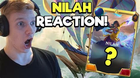 Nilah Reaction New Legends Of Runeterra Champion Reveal Youtube