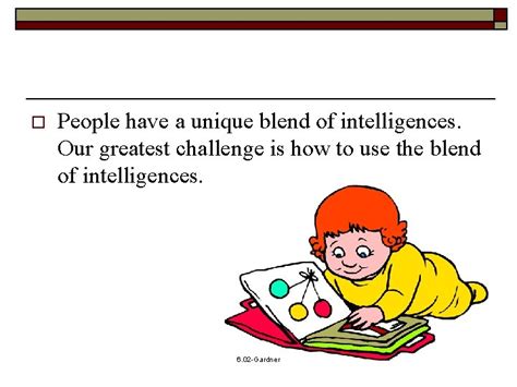 Multiple Intelligences Howard Gardners Theory Of Multiple Intelligences