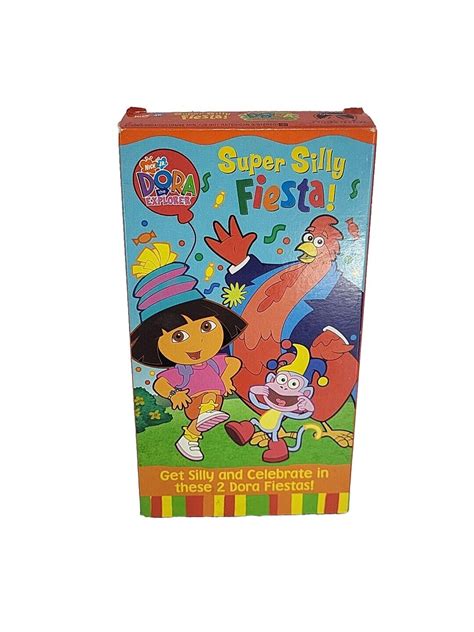 Dora The Explorer ~ Super Silly Fiesta~ Vhs Grelly Usa