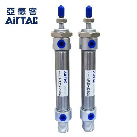 Airtac Ma Series Pneumatic Stainless Steel Mini Air Cylinder Ma