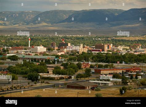 A view of the town of Casper, Wyoming, USA Stock Photo: 7594373 - Alamy