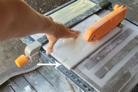 cutting, grouting and sealing marble tile tips