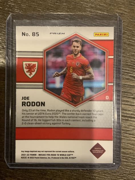 Mosaic Fifa Road To World Cup Joe Rodon Mosaic Prizm Rc Wales