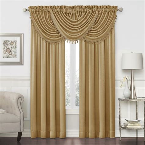 Royal Velvet Hilton Rod Pocket Waterfall Valance Waterfall Valance