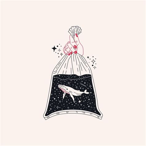 Space Whale Art Print