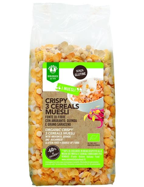 HRUSTLJAVI MUSLI Z ŽITI BREZ GLUTENA PROBIOS BIO 220g 6196 Prehrana