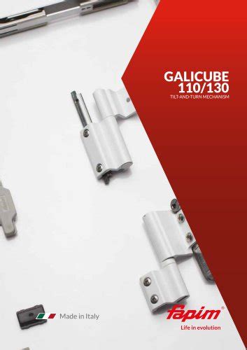 Galicube Tilt And Turn Mechanism Fapim Pdf Catalogs