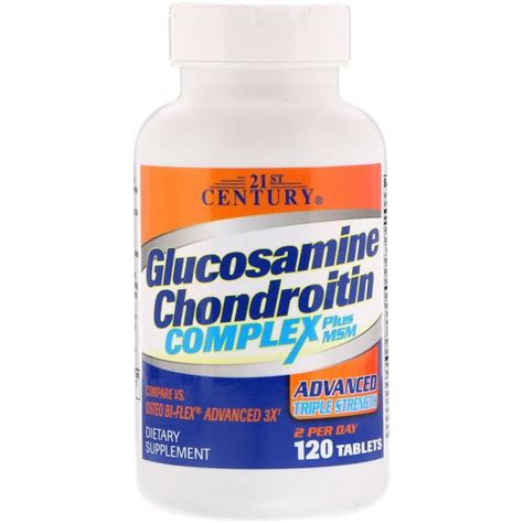 St Century Glucosamine Chondroitin Complex Plus Msm Advanced Triple