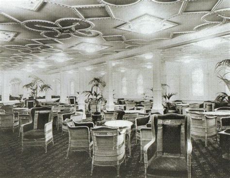 1st Class Lounge Looking Into The Dining Room Rms Titanic Titanic Titanic Ship