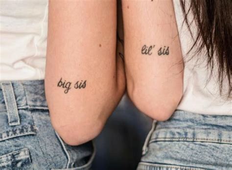 Más de 30 tatuajes de hermanas ideales para mostrar vuestro amor