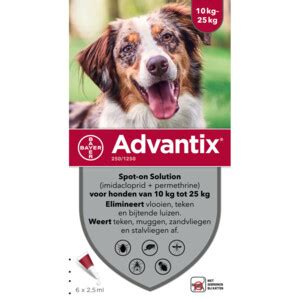 Advantix Spot On 250 Anti Vlooien En Teken Druppels Hond 10 25 Kg 6