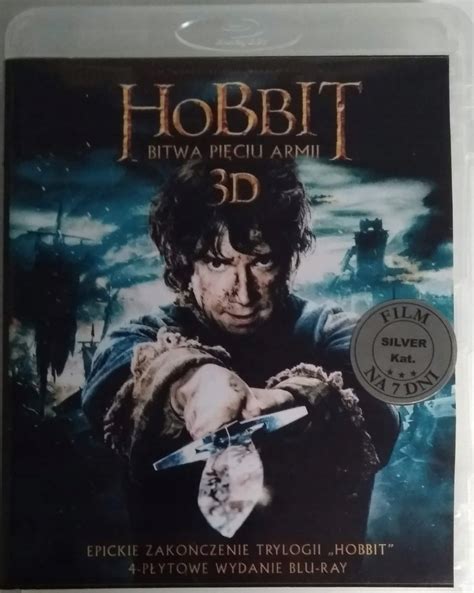 Hobbit Bitwa Pi Ciu Armii Blu Ray Full Hd Oficjalne