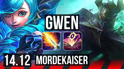 Gwen Vs Mordekaiser Top 14 0 6 11 Solo Kills Legendary 700