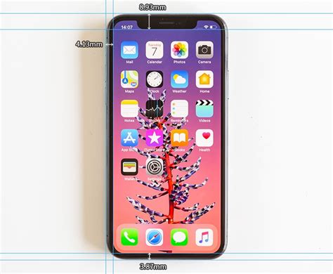 Measuring The Bezels Of The IPhone X Can Apple Win The Bezel Less War