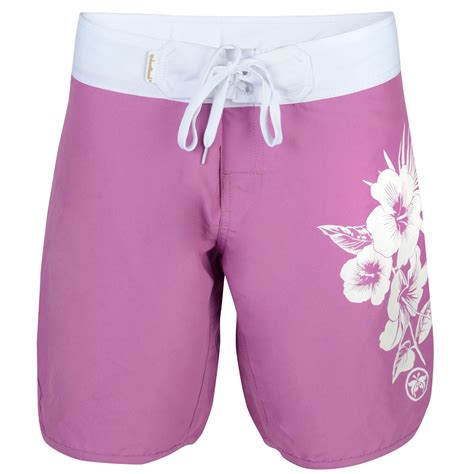 Womens Pink Long Board Shorts Widemouth Free Delivery Over £20 Urban