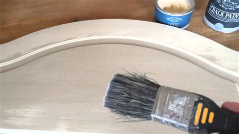 How To Use Vintro Clear Wax Over Vintro Chalk Paint Youtube