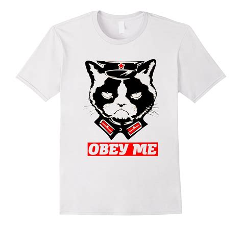 I Love Obey Cat Tee Obey Me Tshirt Cl Colamaga