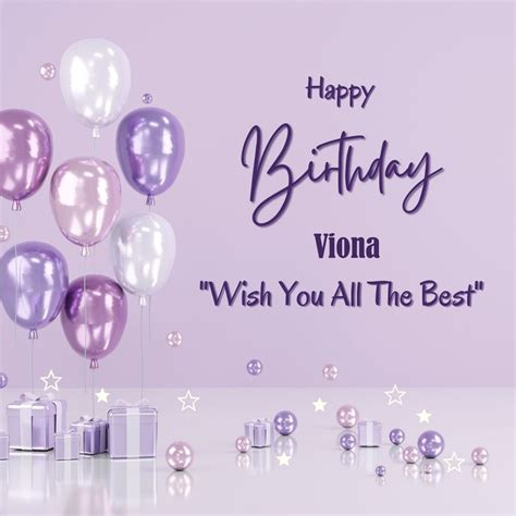 Hd Happy Birthday Viona Cake Images And Shayari