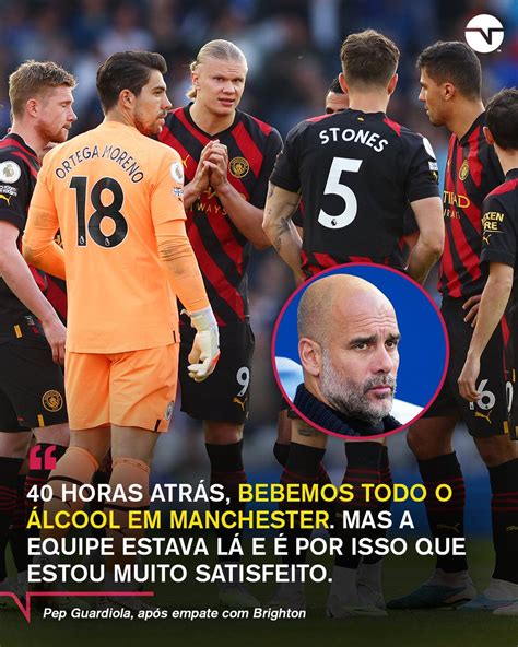 TNT Sports BR on Twitter Pep Guardiola ressaltou o esforço de seus