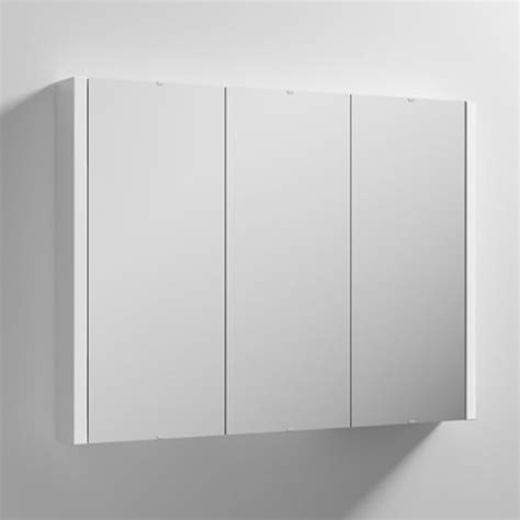 Edina 90cm Bathroom Mirrored Cabinet In Gloss White £19995 Furniture