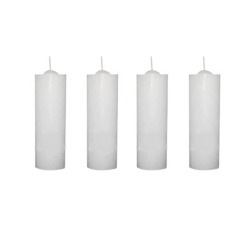 10 Velas Votiva 7 Dias Branca 200g Parafina Pura Kit Velas Sete Dias