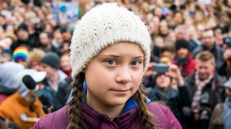 Fridays for Future Umweltaktivistin Greta Thunberg für