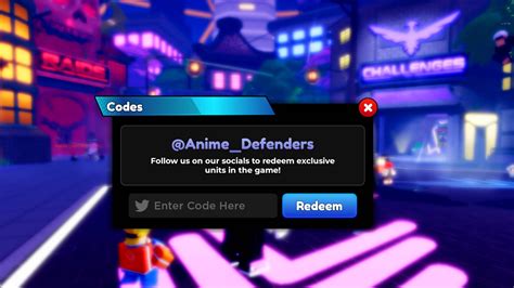 Anime Defenders Codes 2024 November Carry Crystal