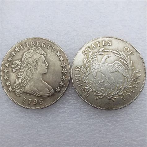 Buy United States Of America 1796 Liberty Brass Silver Plated Replica Coins