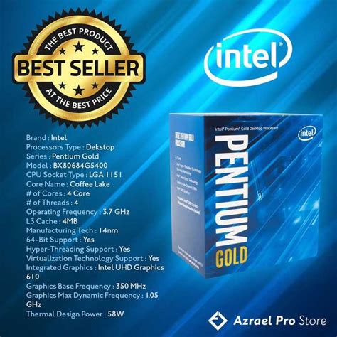 Обзор процессора intel pentium gold g5400: характеристики, тесты в ...