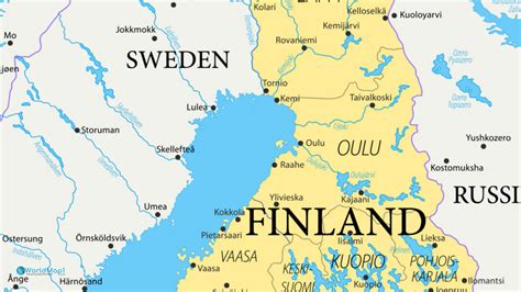 High Detailed Finland Map