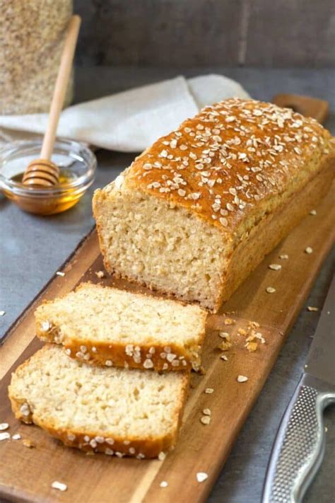 Pan de Avena y Miel Rápido Sin Levadura El Mundo Eats