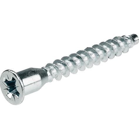 Мебельный болт Hafele Confirmat, крестовой PZ3, оцинкованный, 7 x 50 мм ...