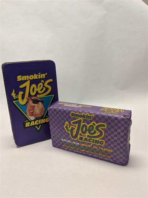 Smokin Joes Racing Tin Match Box Joe Camel Matches Vintage 1994 50