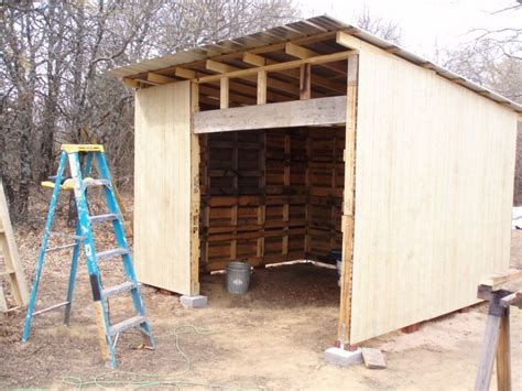 Incredible DIY Pallet Shed The Owner Builder Network