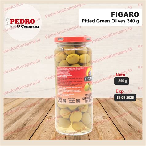 Jual Figaro Stuffed Green Olives Gr Pimiento Paste Olive Zaitun