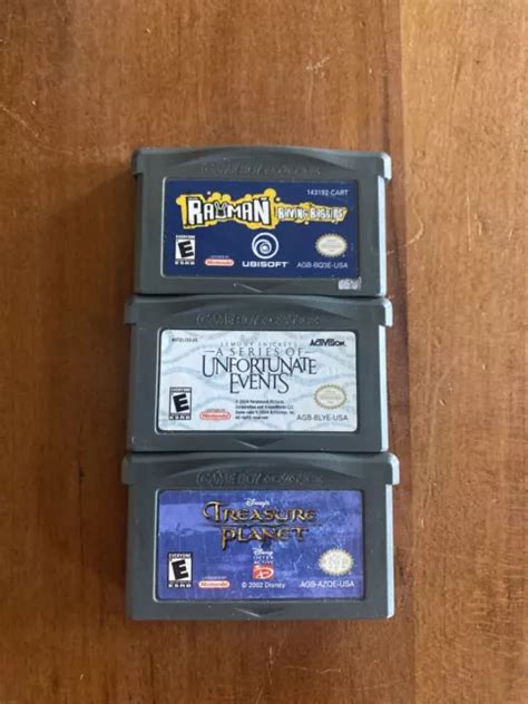 RAYMAN RAVING RABBIDS Nintendo Game Boy Advance Limony Snicket