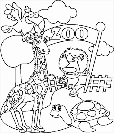 Zoo Coloring Pages Coloringbay