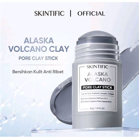 Jual Skintific Alaska Volcano Clay Mask Skintific Masker Volcano