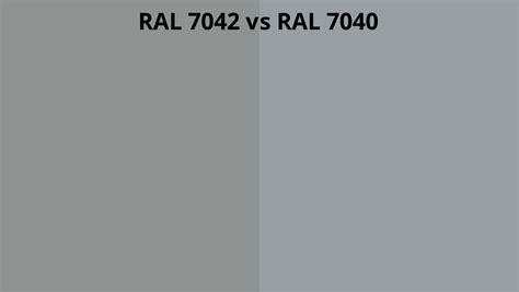 Ral 7042 Vs 7040 Ral Colour Chart Uk