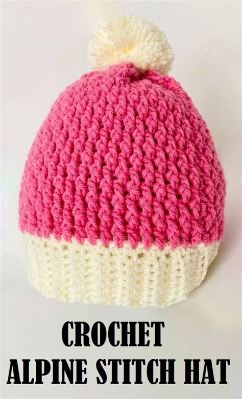 Alpine Stitch Beanie Tutorial Design Peak