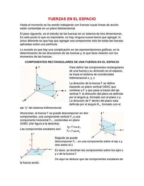 Fuerzas En El Espacio Sesion Fuerzas En El Espacio Hasta El