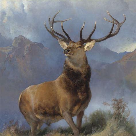 Monarch Of The Glen Painting Saved For Nation Bbc News